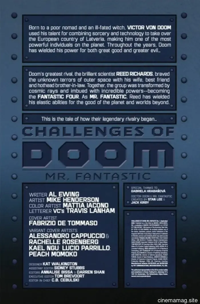 Comic Book Preview – Challenges of Doom: Mr. Fantastic #1