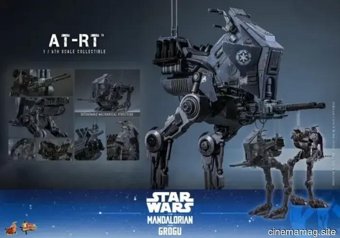 Hot Toys has revealed a sixth scale vehicle and figure set featuring the Imperial Remnant AT-RT and Driver from Star Wars: The Mandalorian, along with Grogu.