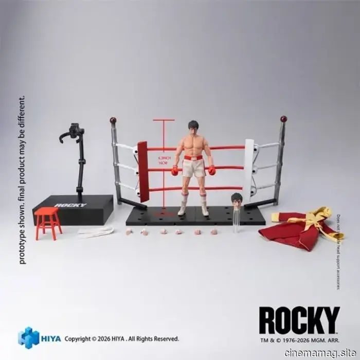 Hiya Toys revela la figura de acción Rocky Exquisite Super Series