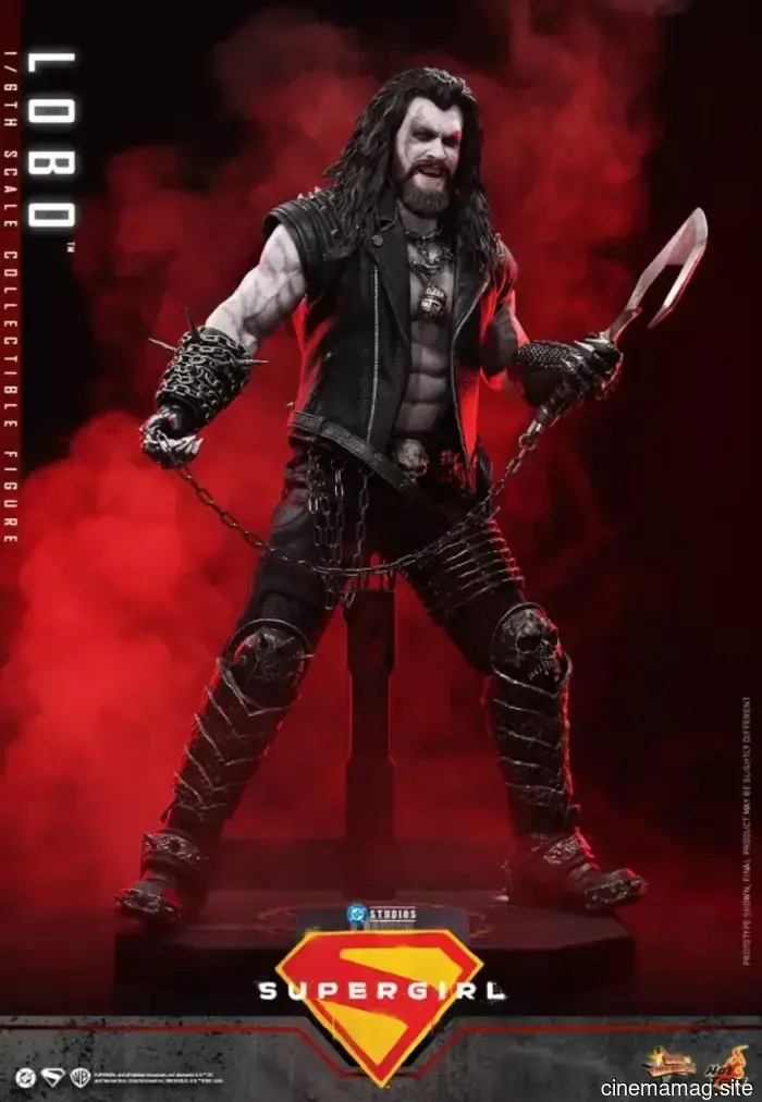 Lobo becomes a part of Hot Toys' Supergirl movie lineup with a sixth scale action figure.