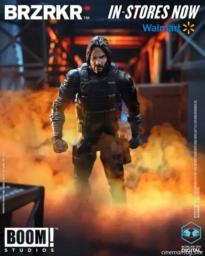 Би Киану Ривза пришла в Walmart с фигуркой BRZRKR от McFarlane Toys