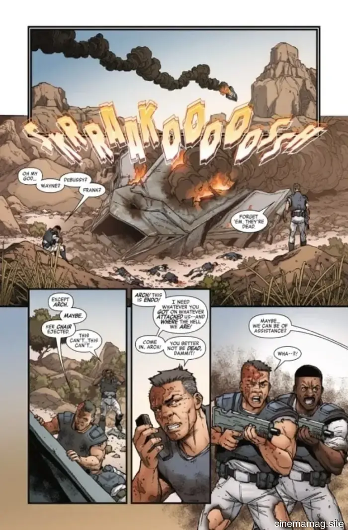 Предварительный просмотр комикса – Хищник против Планеты обезьян #1