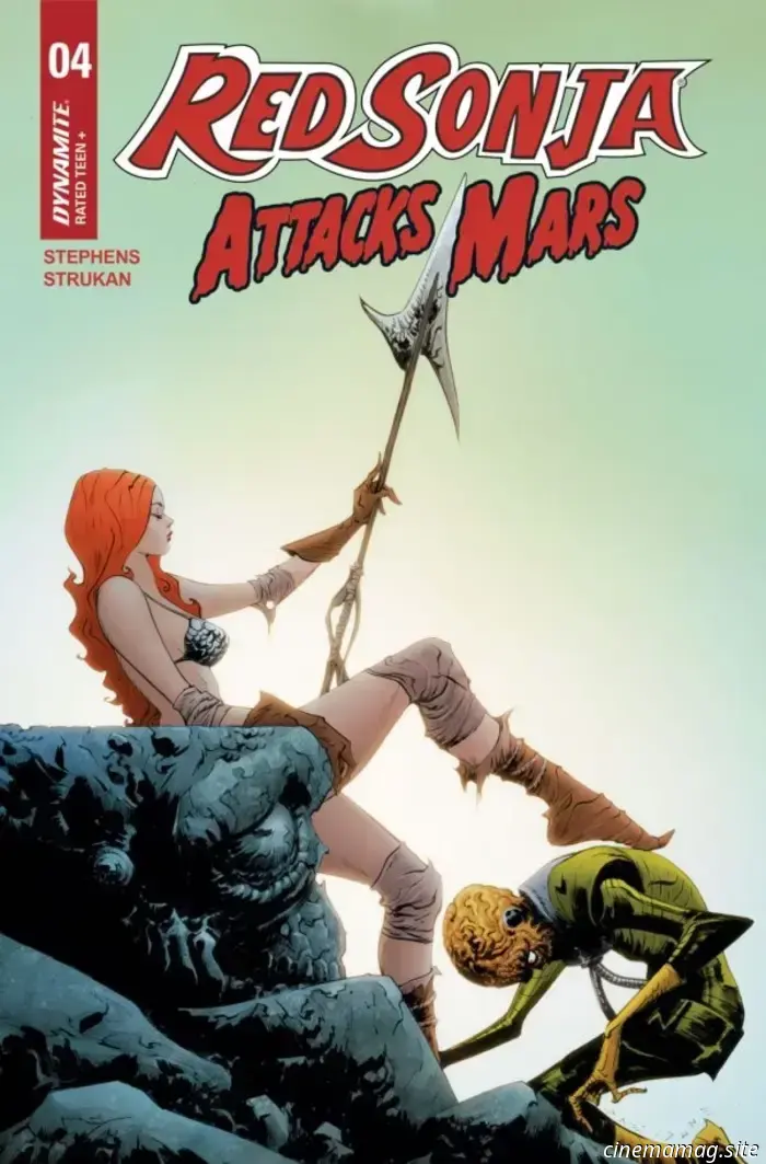 Get an exclusive first look at Red Sonja Attacks Mars #4 with an early preview.