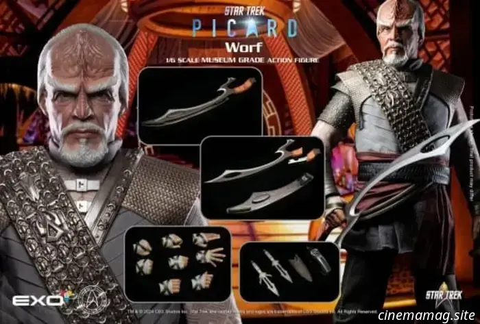Worf si unisce alla collezione di action figure in scala 1:6 di Star Trek: Picard di EXO-6