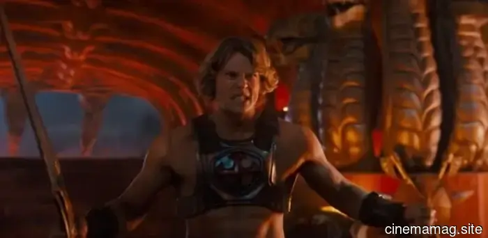 The featurette "Becoming He-Man" offers a behind-the-scenes look at Masters of the Universe.