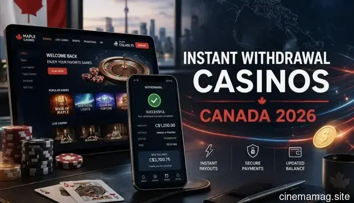 Instant Withdrawal Casinos in Canada 2026: Leading Online Casinos That Complete Withdrawals Within 24 Hours