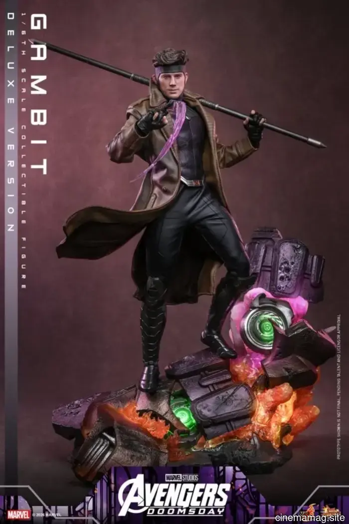 Channing Tatum's Gambit is now part of Hot Toys' sixth scale action figure collection based on Avengers: Doomsday.