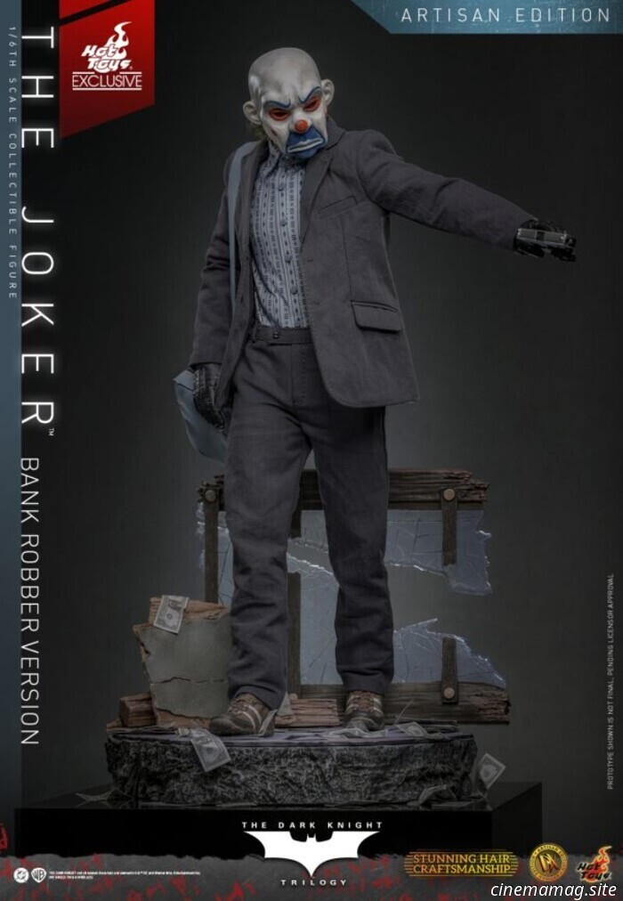 Джокер (Грабитель банков) Фигурка из серии Dark Knight Artisan Edition, представленная Hot Toys