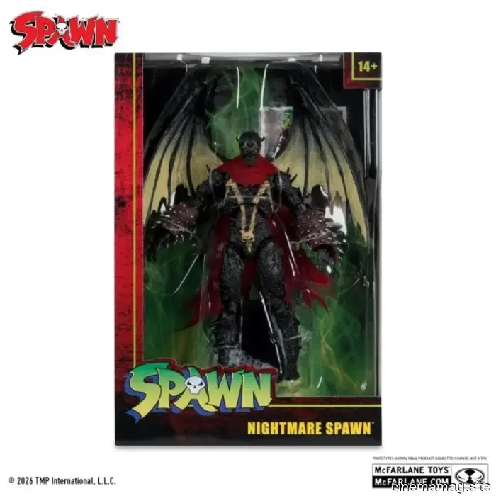 McFarlane Toys lanza las figuras de acción Nightmare Spawn, Wings of Redemption y Curse of the Spawn.