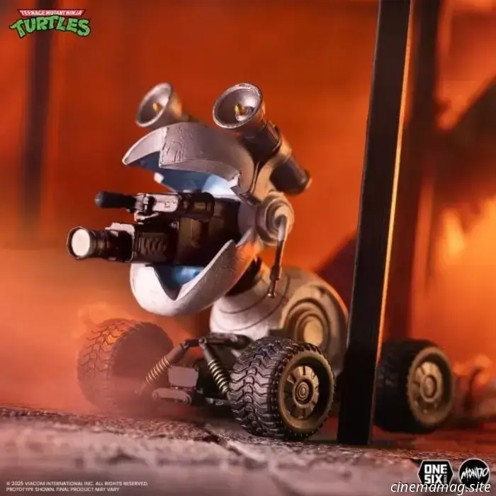 Donatello inaugura la nuova linea di action figure in scala 1/6 delle Tartarughe Ninja di Mondo.