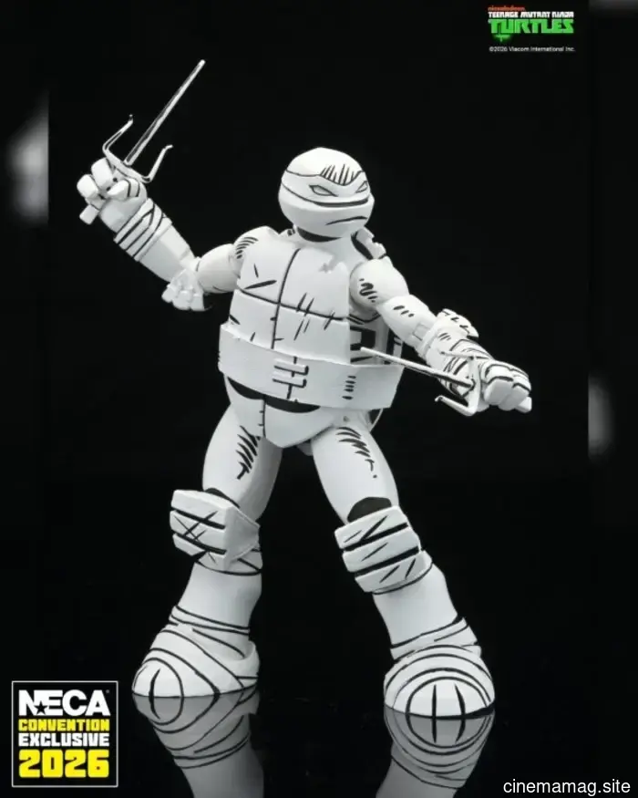 NECA presenta el set de figuras de acción exclusivo de la convención de las Tortugas Ninja 2026.