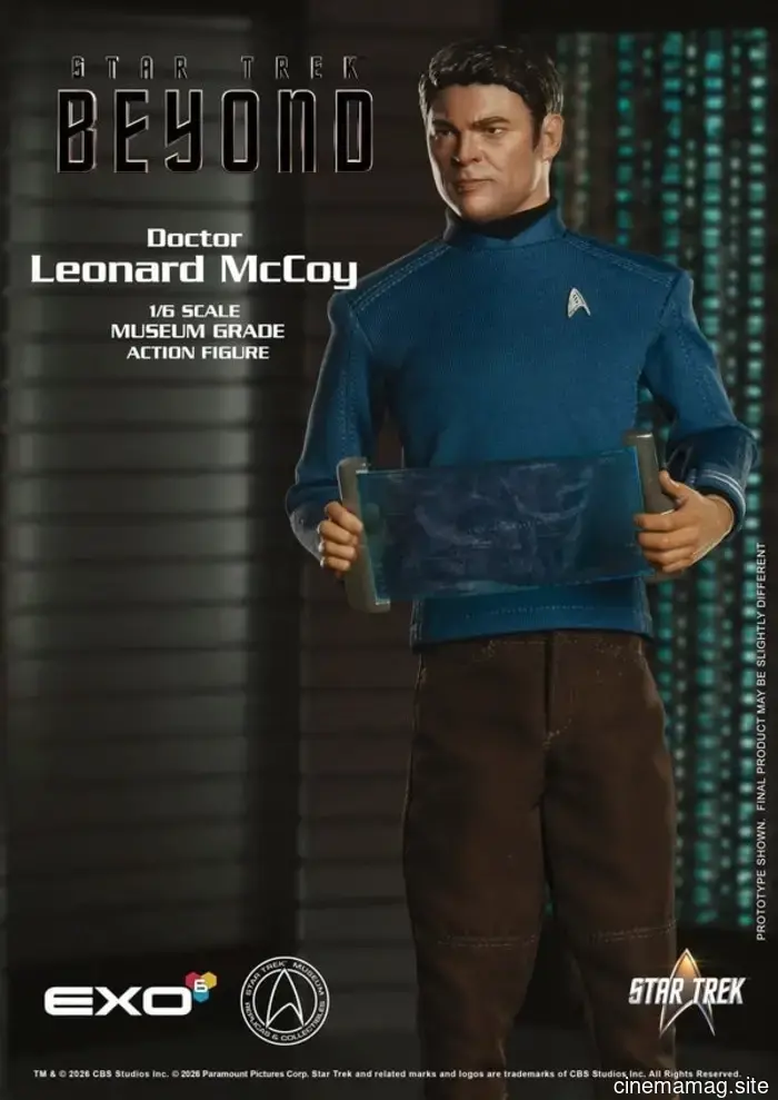 EXO-6 has unveiled the sixth scale figure of Dr. Leonard “Bones” McCoy from Star Trek Beyond.