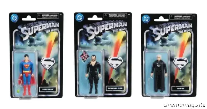 Figuras de acción de la Colección Retro Superman de DC Comics presentadas por Spin Master