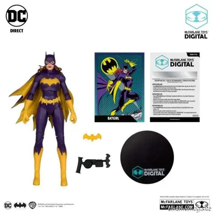 McFarlane Toys reveals new DC Direct figures of Batgirl, Blackfire, Man-Bat, and Red Tornado.