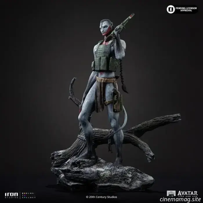 Аватар: Огонь и Пепел — коллекционные статуэтки Майлза Куарича и Варанга представлены Iron Studios.