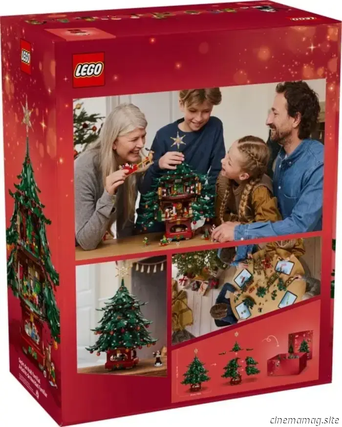 Наборы LEGO Family Christmas Tree и Winter Village Holiday Express Train появятся в октябре