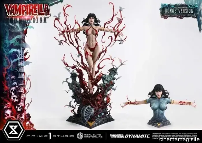 Estatua Vampirella “Tentación” de la línea Real Elite Masterline desatada por Prime 1 Studio