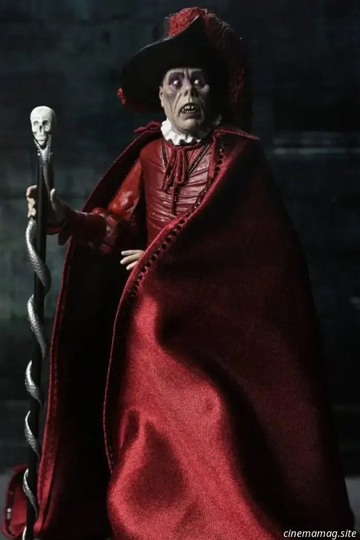 NECA celebrates the 100th anniversary of The Phantom of the Opera with a figure from Masque of the Red Death.