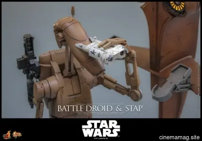 Hot Toys has unveiled the Battle Droid and STAP sixth scale set from Star Wars: Episode I – The Phantom Menace.