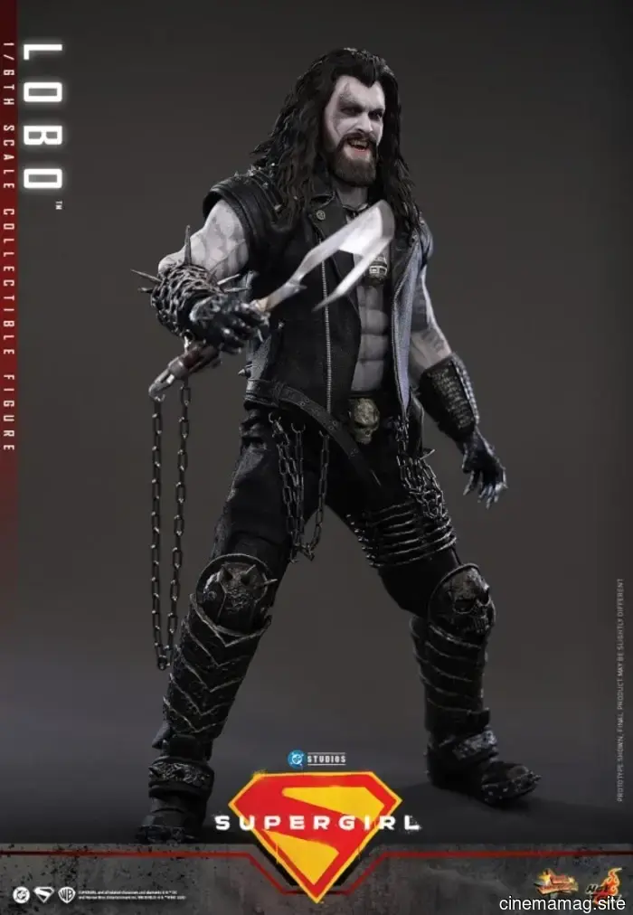 Lobo becomes a part of Hot Toys' Supergirl movie lineup with a sixth scale action figure.
