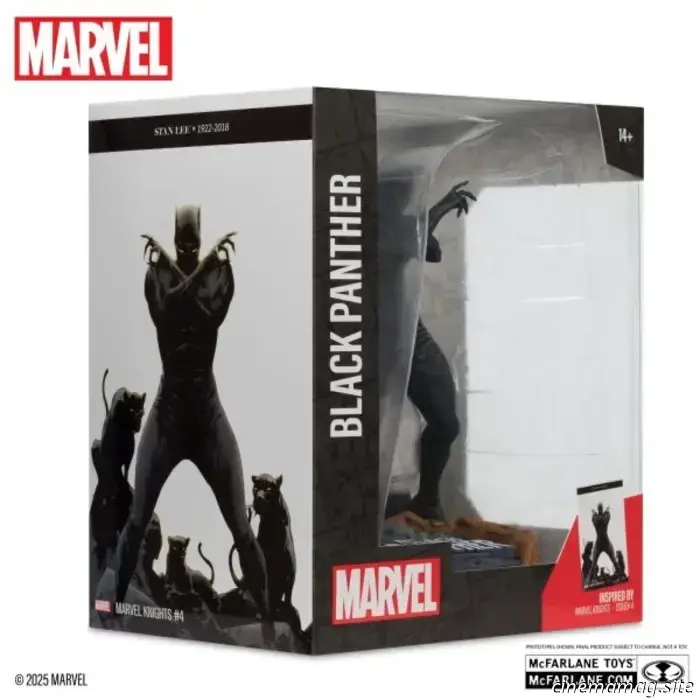 McFarlane Toys has revealed new Marvel collectibles featuring Spider-Man, Black Panther, The Thing, and Beast.