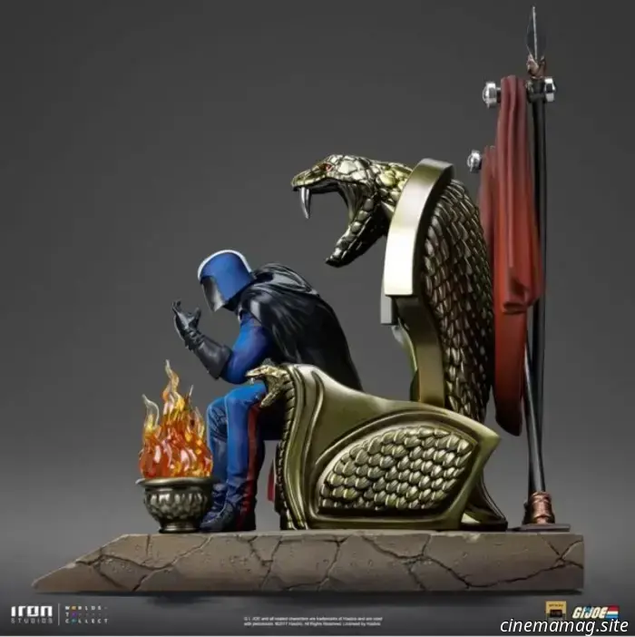 Iron Studios svela la statua da collezione di Cobra Commander G. I. Joe