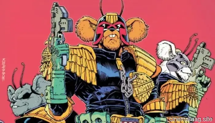 Mars and Mega-City One will intersect in a crossover event featuring Judge Dredd and the Biker Mice from Mars.