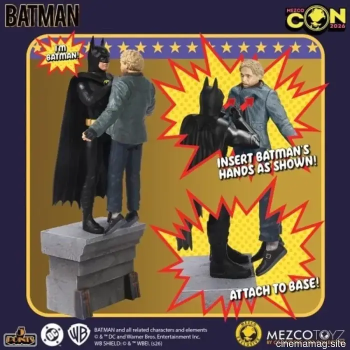 Mezco Toyz svela il set di action figure 5 Points “I’m Batman”
