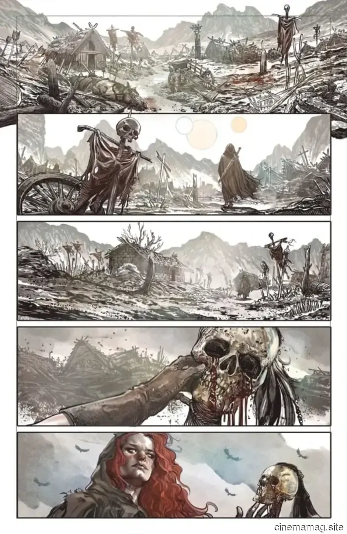 Dai un primo sguardo a Red Sonja / Barbarella #1 con un'anteprima esclusiva.