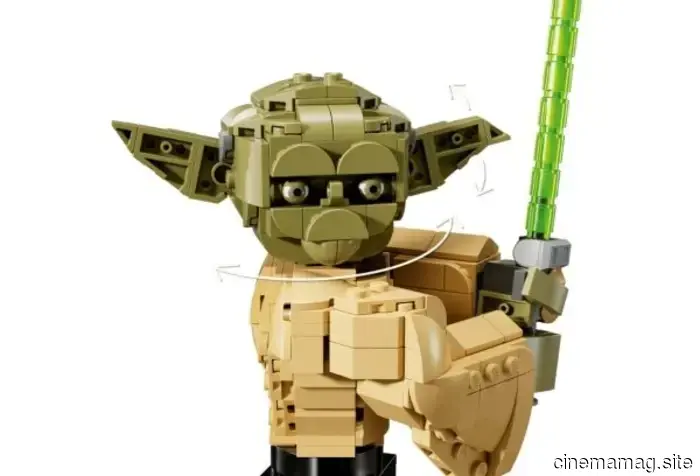 Official unveiling of LEGO Star Wars Yoda and Darth Vader busts.