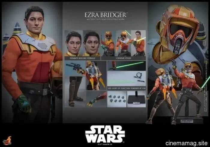 Hot Toys has released new sixth scale figures of Sabine Wren and Ezra Bridger from Star Wars Rebels.
