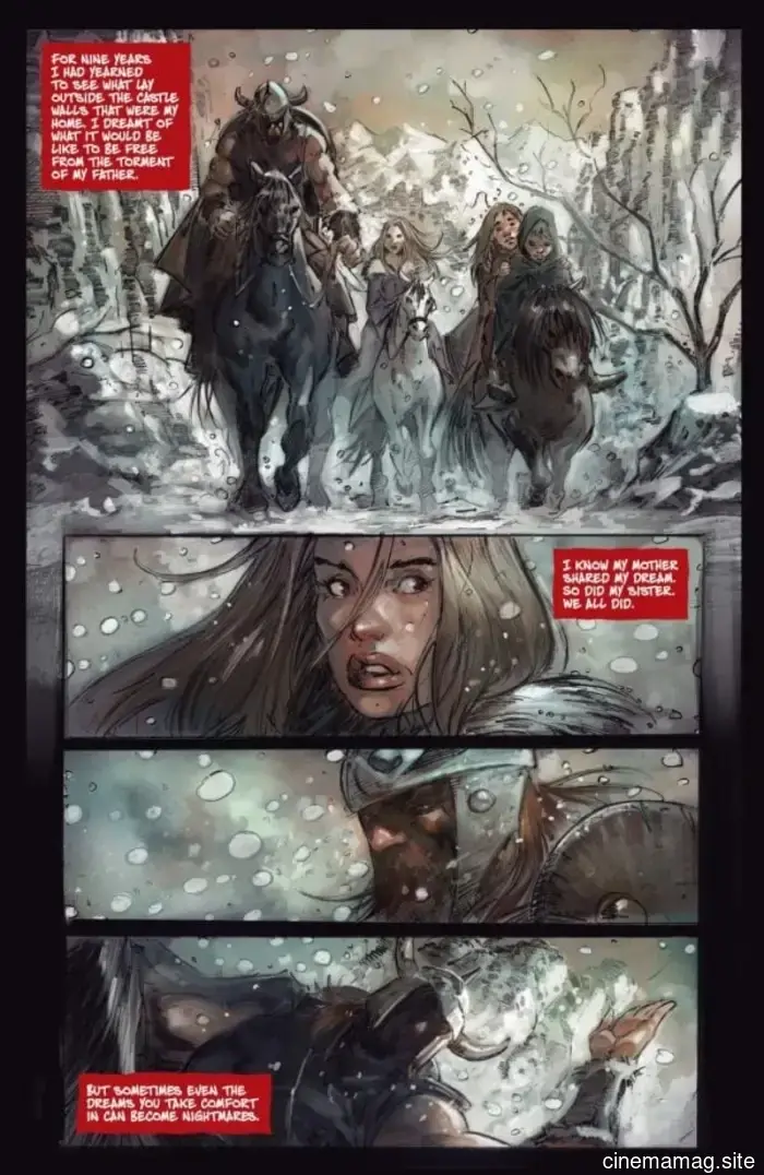 Vista previa del cómic – Fuego y Hielo: Darkwolf #1