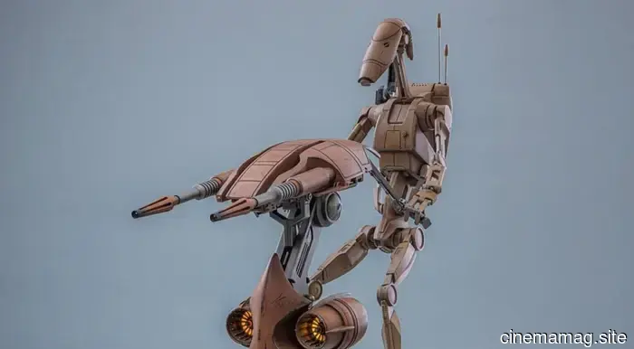 Hot Toys has unveiled the Battle Droid and STAP sixth scale set from Star Wars: Episode I – The Phantom Menace.