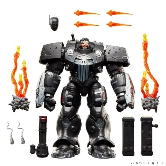 Figura de acción de la serie Marvel Legends Punisher (armadura Hulkbuster) en camino de Hasbro
