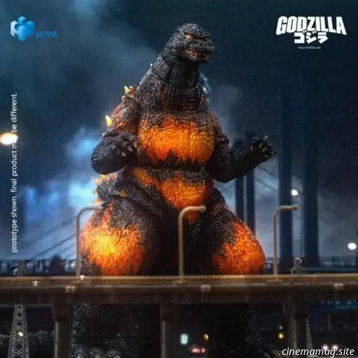 Hiya Toys has released the Exquisite Basic Series figure of Burning Godzilla from Godzilla vs. Destoroyah.
