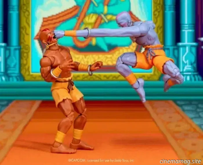 Jada Toys is set to bring their Ultra Street Fighter II Player 2 figures of M. Bison and Dhalsim to Comic-Con.