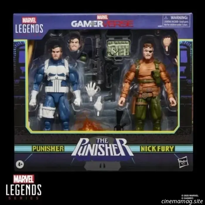 Hasbro has officially revealed the Punisher and Nick Fury Marvel Legends Series Gamerverse 2-pack.