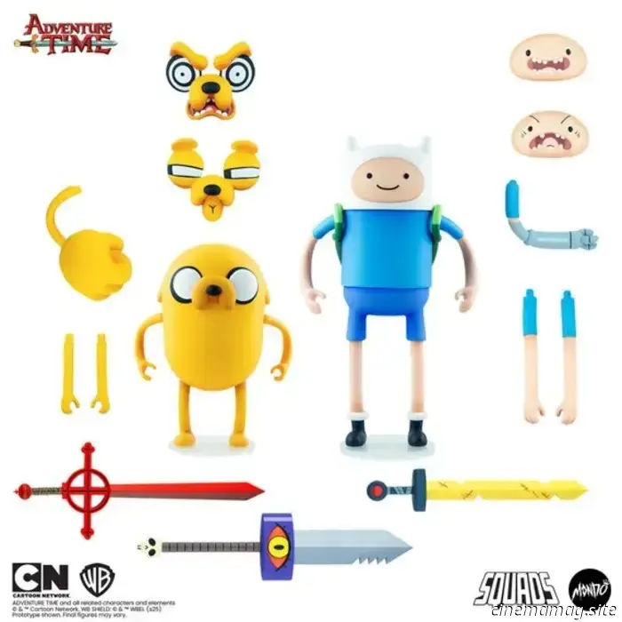 Mondo commemorates the 15th anniversary of Adventure Time with a set of figures featuring Jake and Finn.