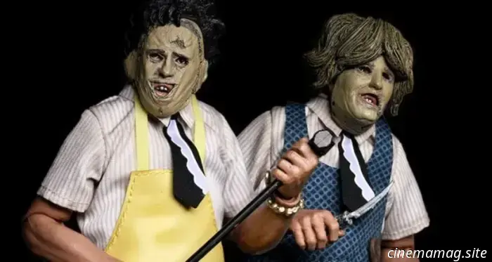 NECA introduces new figures of Leatherface from the Texas Chain Saw Massacre.