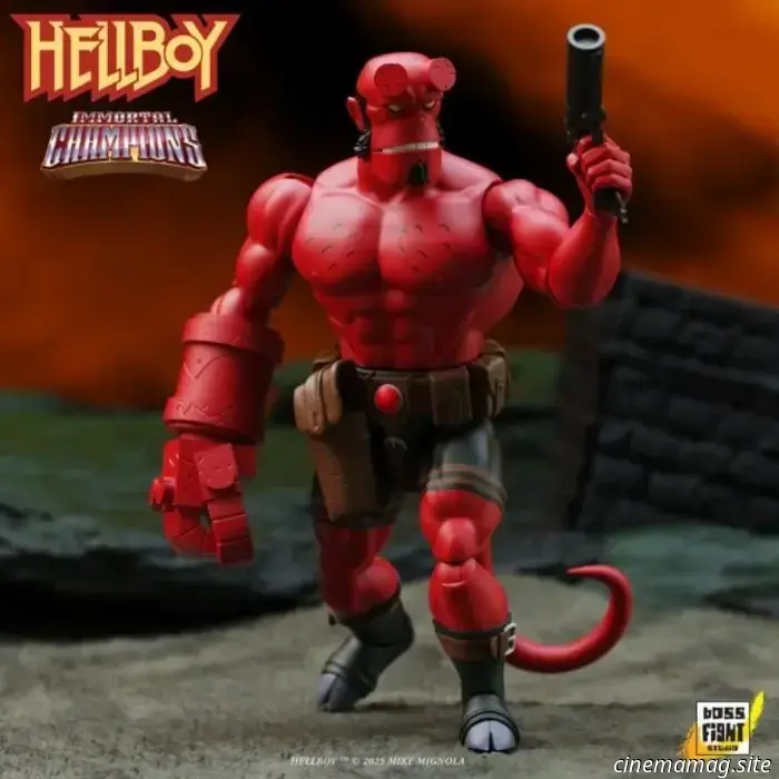 Hellboy becomes part of Boss Fight Studio's Immortal Champions action figure series.