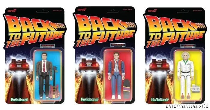 Super7 reveals retro-themed ReAction+ figures inspired by Back to the Future.