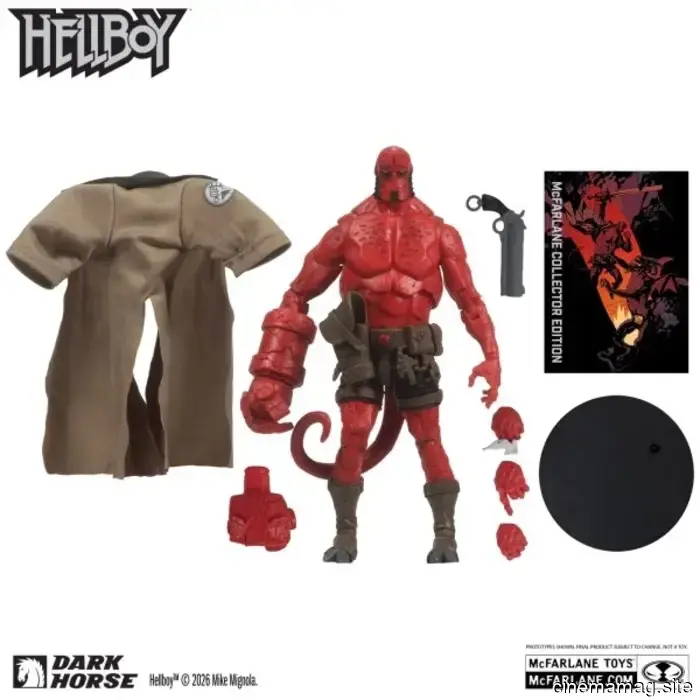 Hellboy McFarlane Collector Edition action figure now available for pre-order.