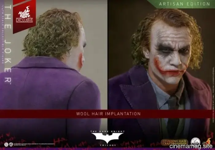 Hot Toys reveals a quarter scale collectible figure of The Joker from The Dark Knight.