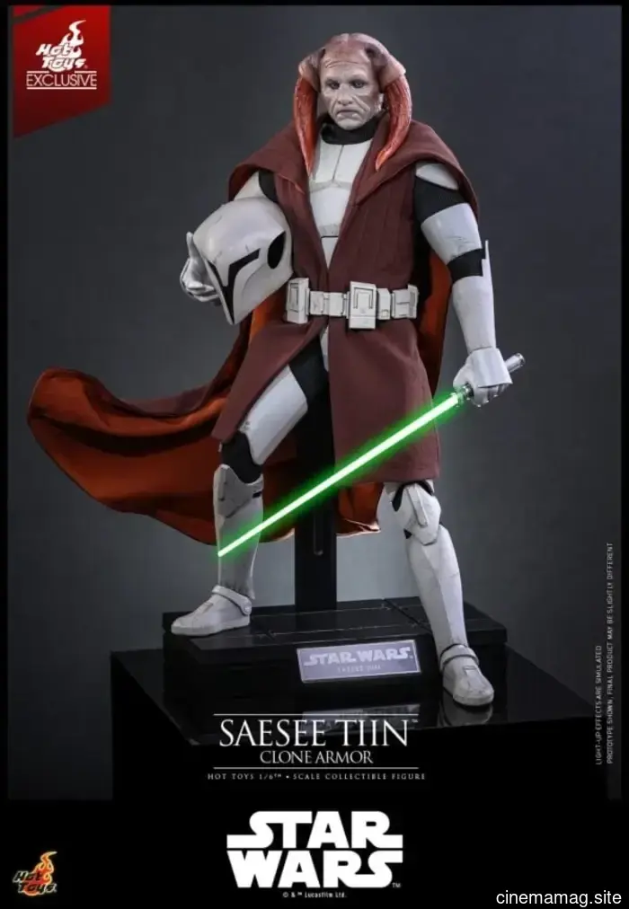 Hot Toys has unveiled a sixth scale figure of Saesee Tiin and Clone Commando Sev from Star Wars: The Clone Wars.