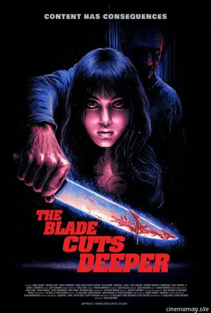 Слэшер в стиле джалло «The Blade Cuts Deeper» получил трейлер и постер