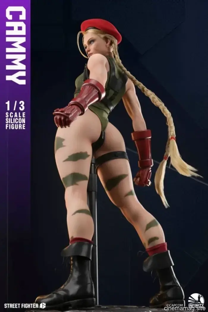 Cammy receives a high-quality 1:3 scale silicon figure from Street Fighter 6, produced by Infinity Studio.