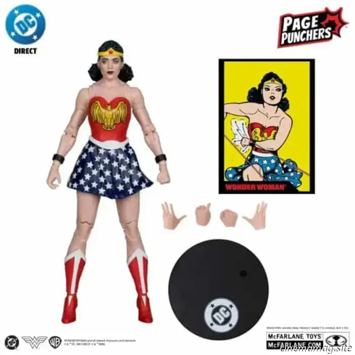Wonder Woman y Superboy se unen a la línea DC Page Punchers de McFarlane con nuevas figuras