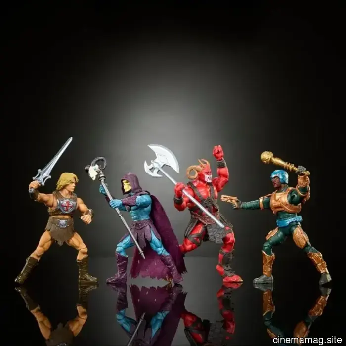 Сразите Хи-Мэна и Человека-Оружия против Скелетора и Человека-Козла с набором фигурок из фильма "Властелины Вселенной" от Mattel.