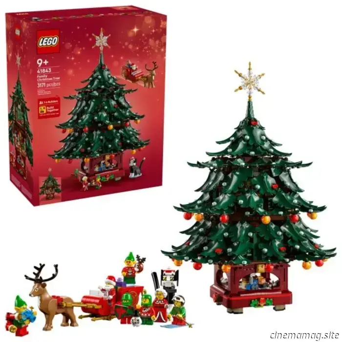 Наборы LEGO Family Christmas Tree и Winter Village Holiday Express Train появятся в октябре