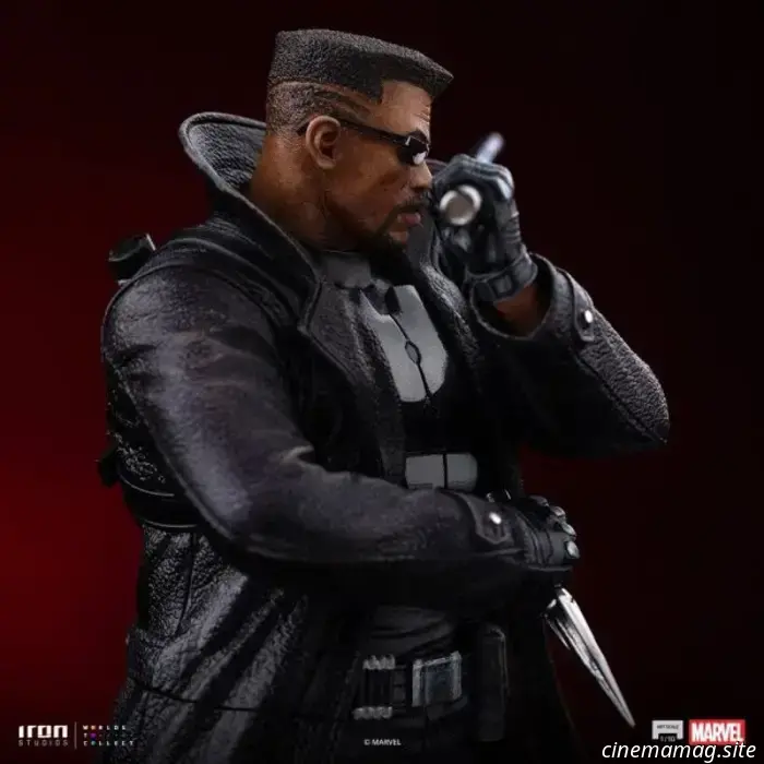 La statua da collezione di Blade della Marvel svelata da Iron Studios